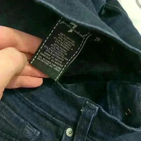 7 for all mankind skinny high rise  jeans - Picture 8 of 8